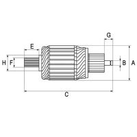 Anker 2.0 kW 12 V OE/OEM Referenznummer:...