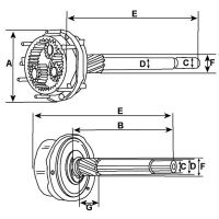 Planetengetriebe OE/OEM Referenznummer: sg0066