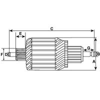 Anker 2.0 kW 12 V OE/OEM Referenznummer: wsa5938